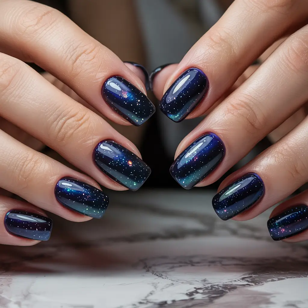 best winter nail colors 2025 cosmic indigo