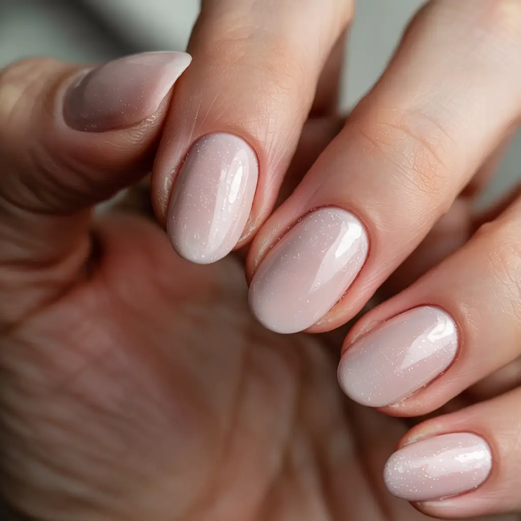 best winter nail colors 2025 Soft Vanilla Frost