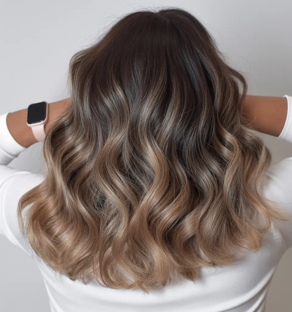 hair colors for black women short hair Soft Brunette Balayage