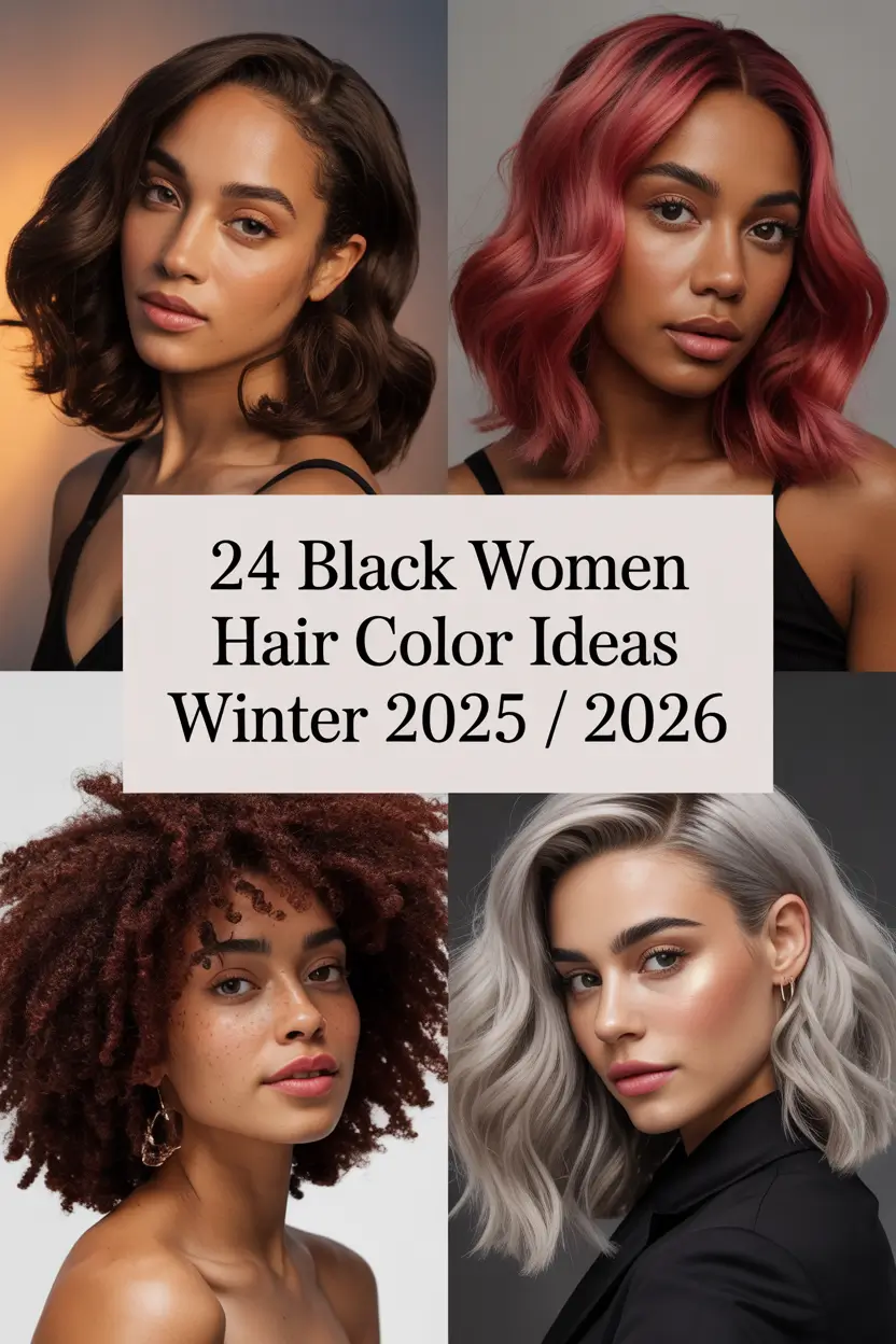 Black Women Hair Color Ideas Winter 2025 / 2026: Stylish Looks to Try Now