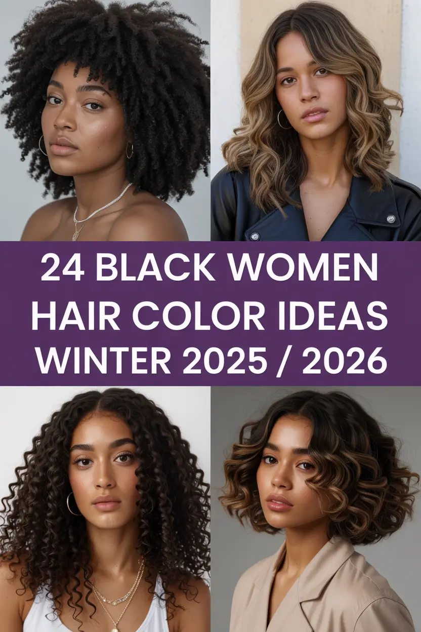 Black Women Hair Color Ideas Winter 2025 / 2026: Stylish Looks to Try Now