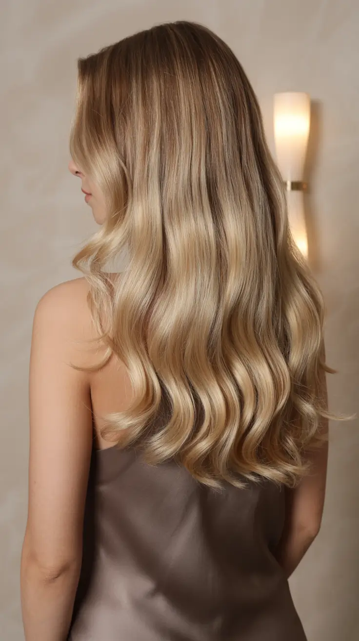 winter hair colors for blondes Buttery Blonde Elegance