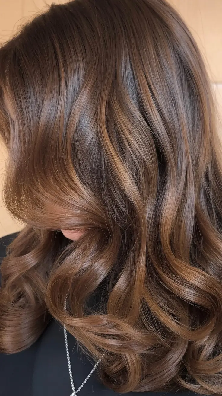 Brown Hair Color Ideas Winter 2025-2026 Chestnut Glow