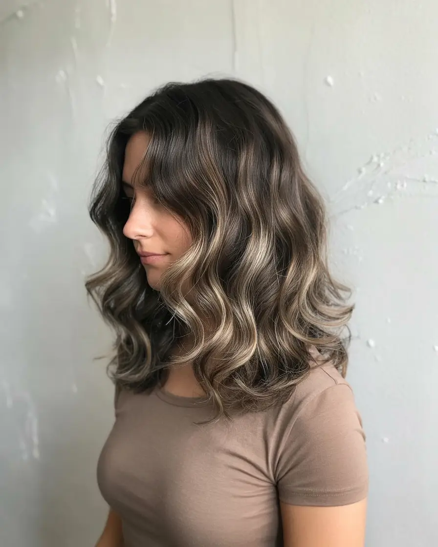 Brown Hair Color Ideas Winter 2025-2026 Smoky Brunette Bob