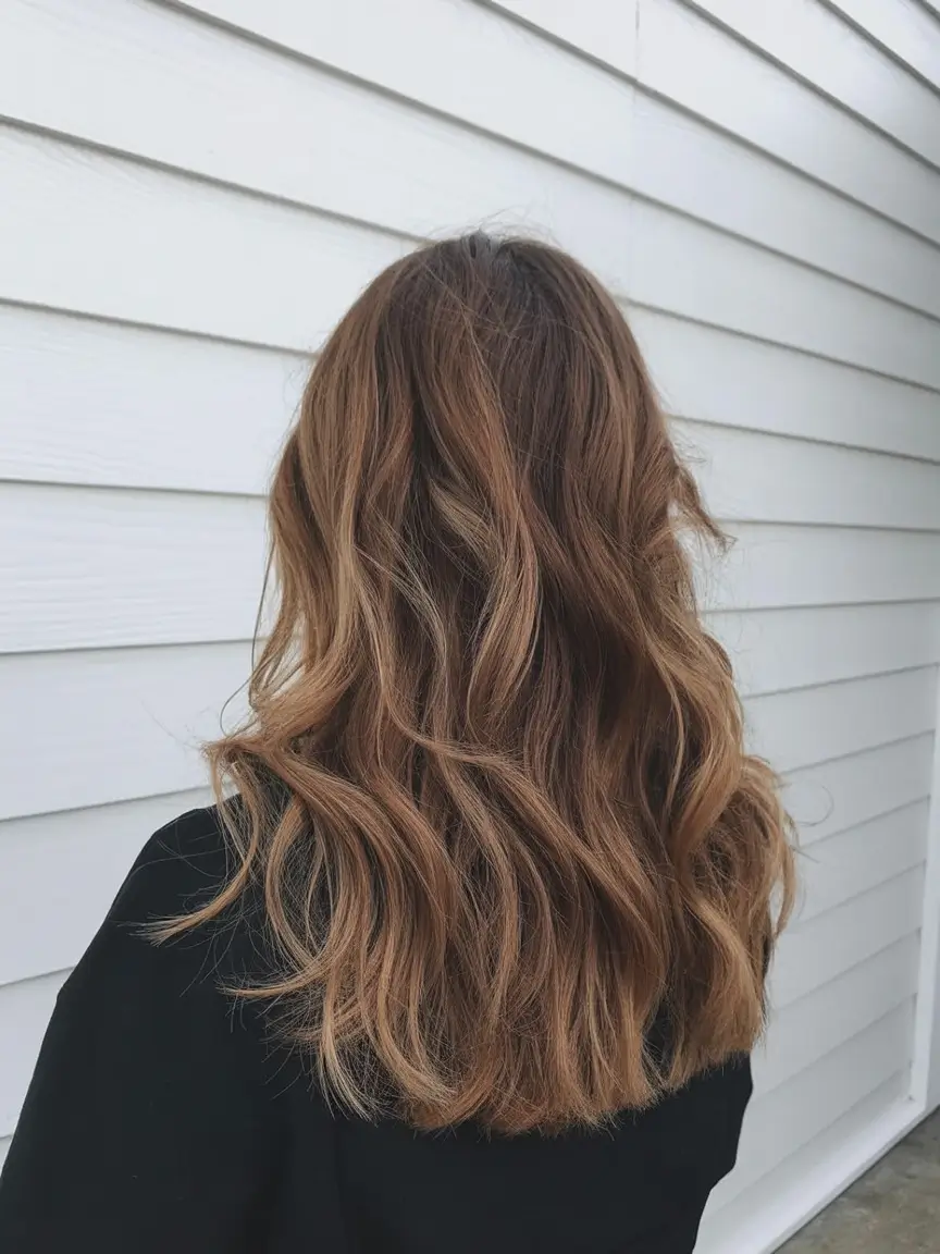 Brown Hair Color Ideas Winter 2025-2026 Golden Cinnamon Layers