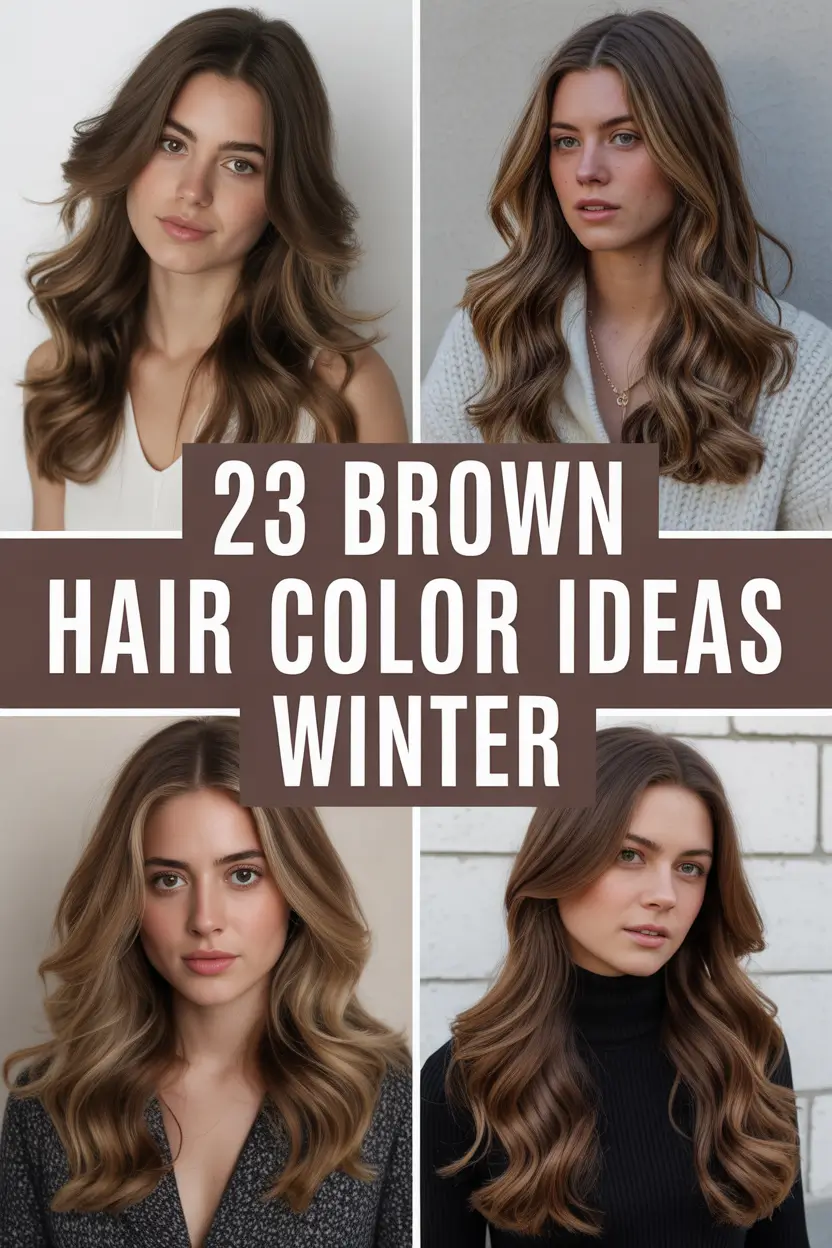 Brown Hair Color Ideas Winter 2025–2026: Balayage, Highlights & Chic Brunette Trends