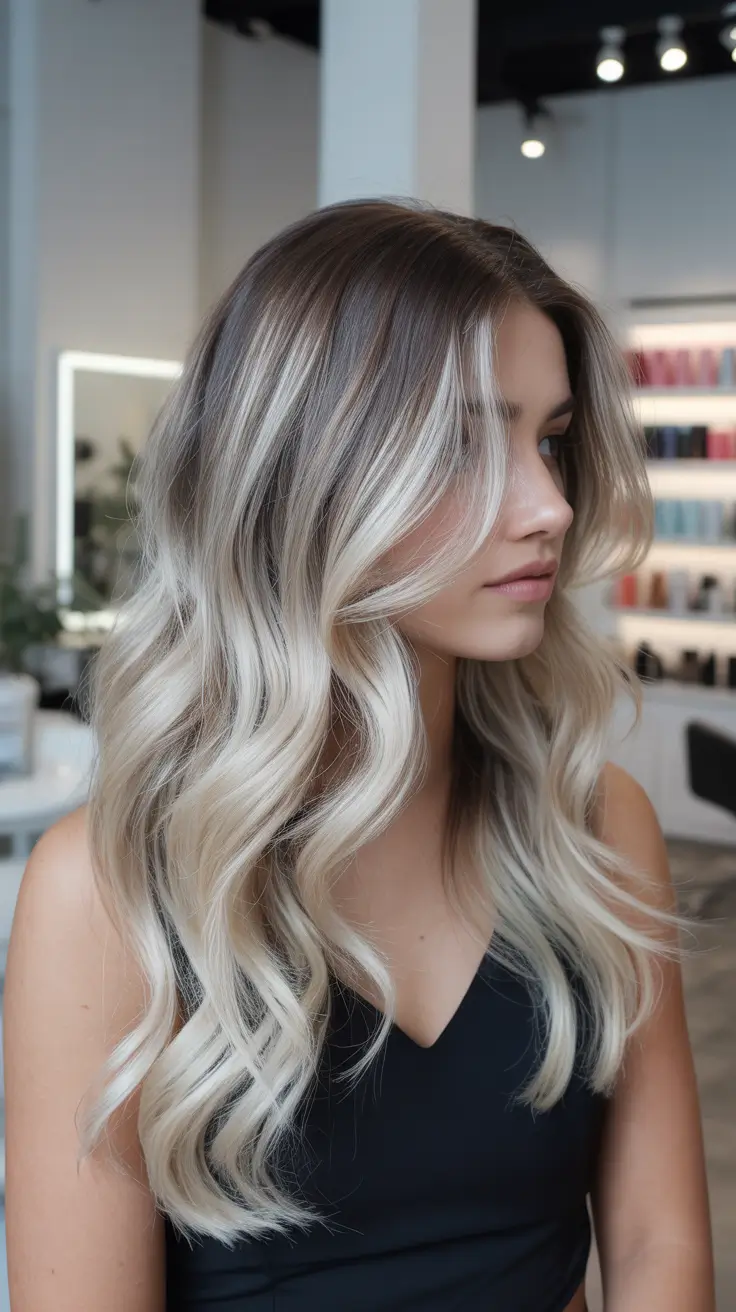 Brunette Hair Color Ideas Winter 2025-2026 Bronde Winter Glow