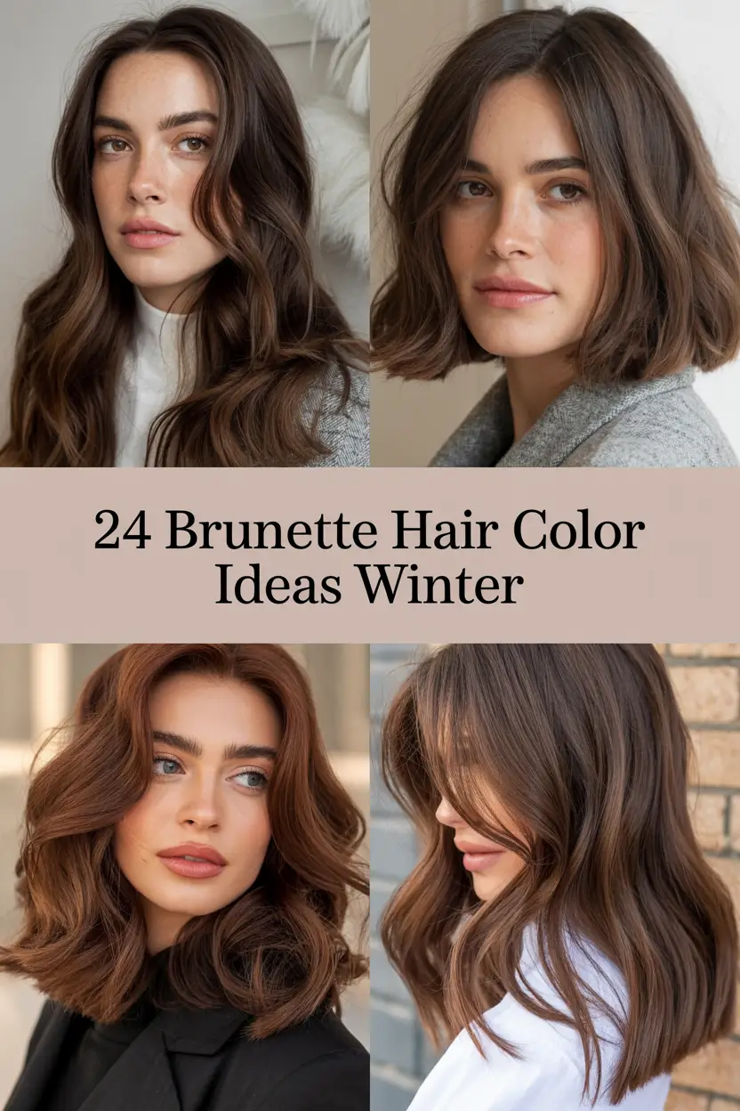 Brunette Hair Color Ideas Winter 2025–2026: From Balayage to Bold Reds