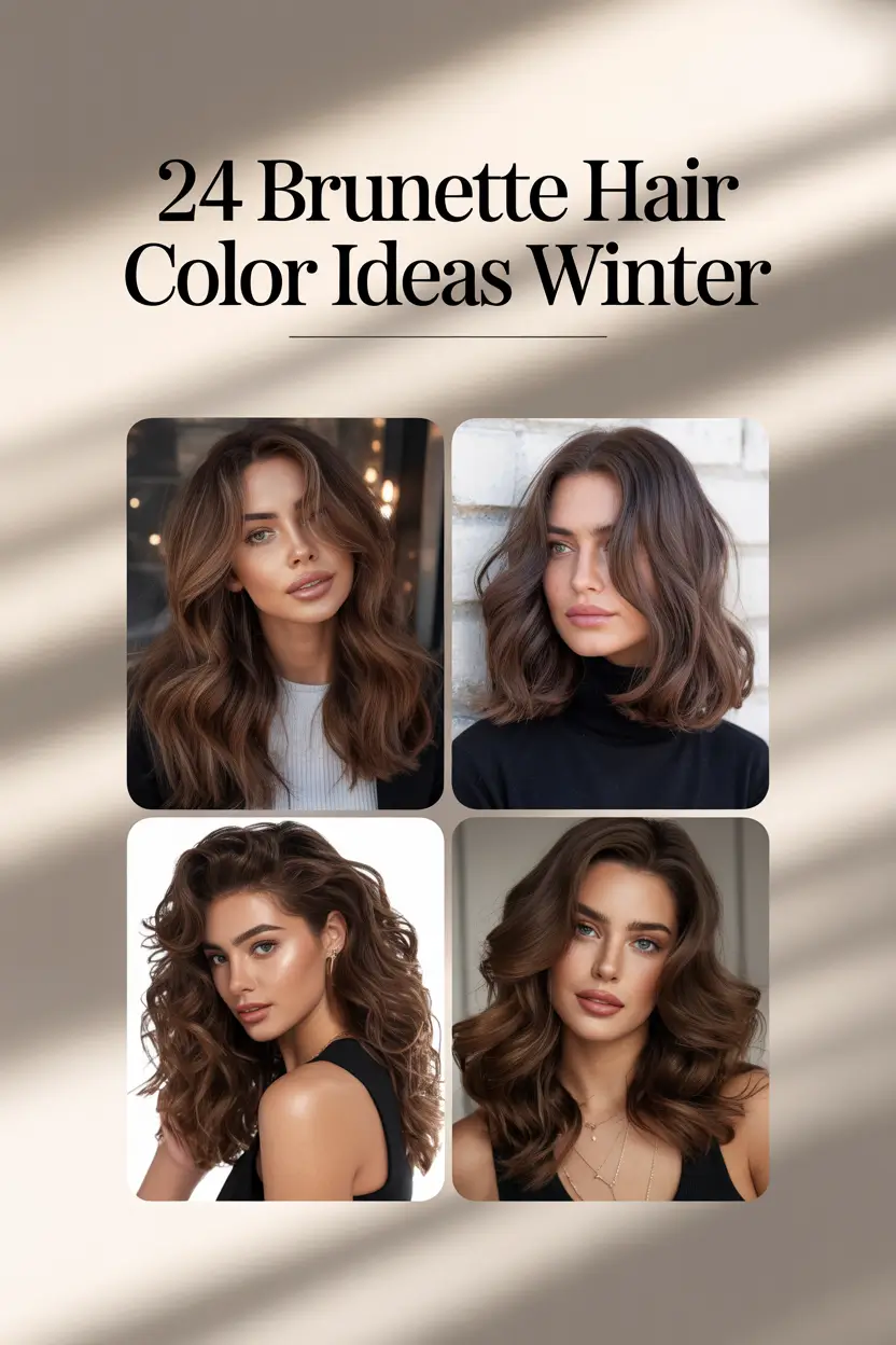 Brunette Hair Color Ideas Winter 2025–2026: From Balayage to Bold Reds