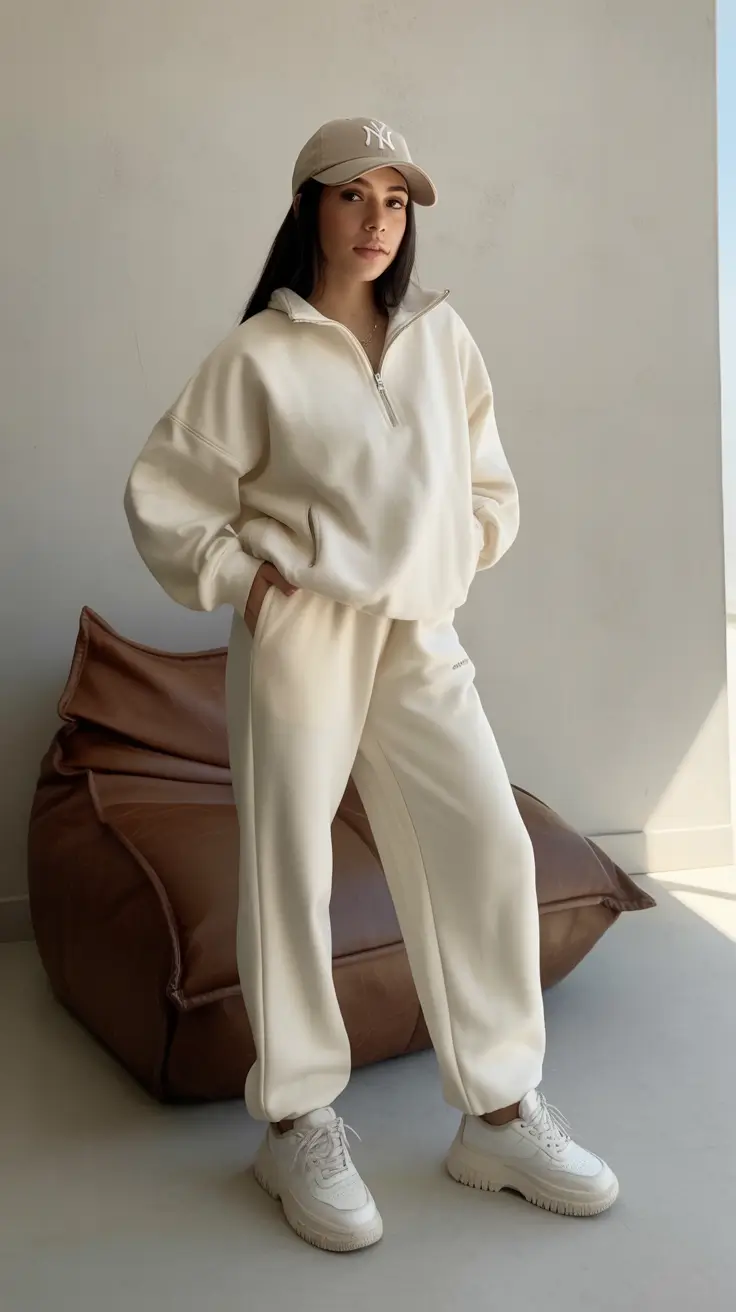 casual outfits for women 2026 Sporty Minimalism with a Twist