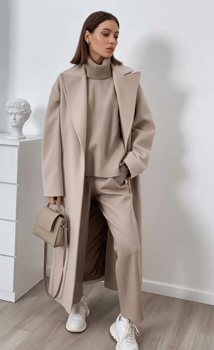 casual outfits for women 2026 Monochrome Elegance for Everyday Business