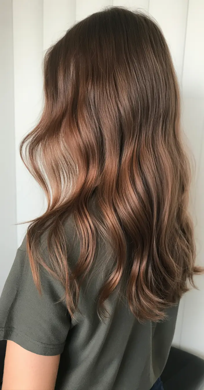 deep winter hair colors blonde Soft Chestnut Glow