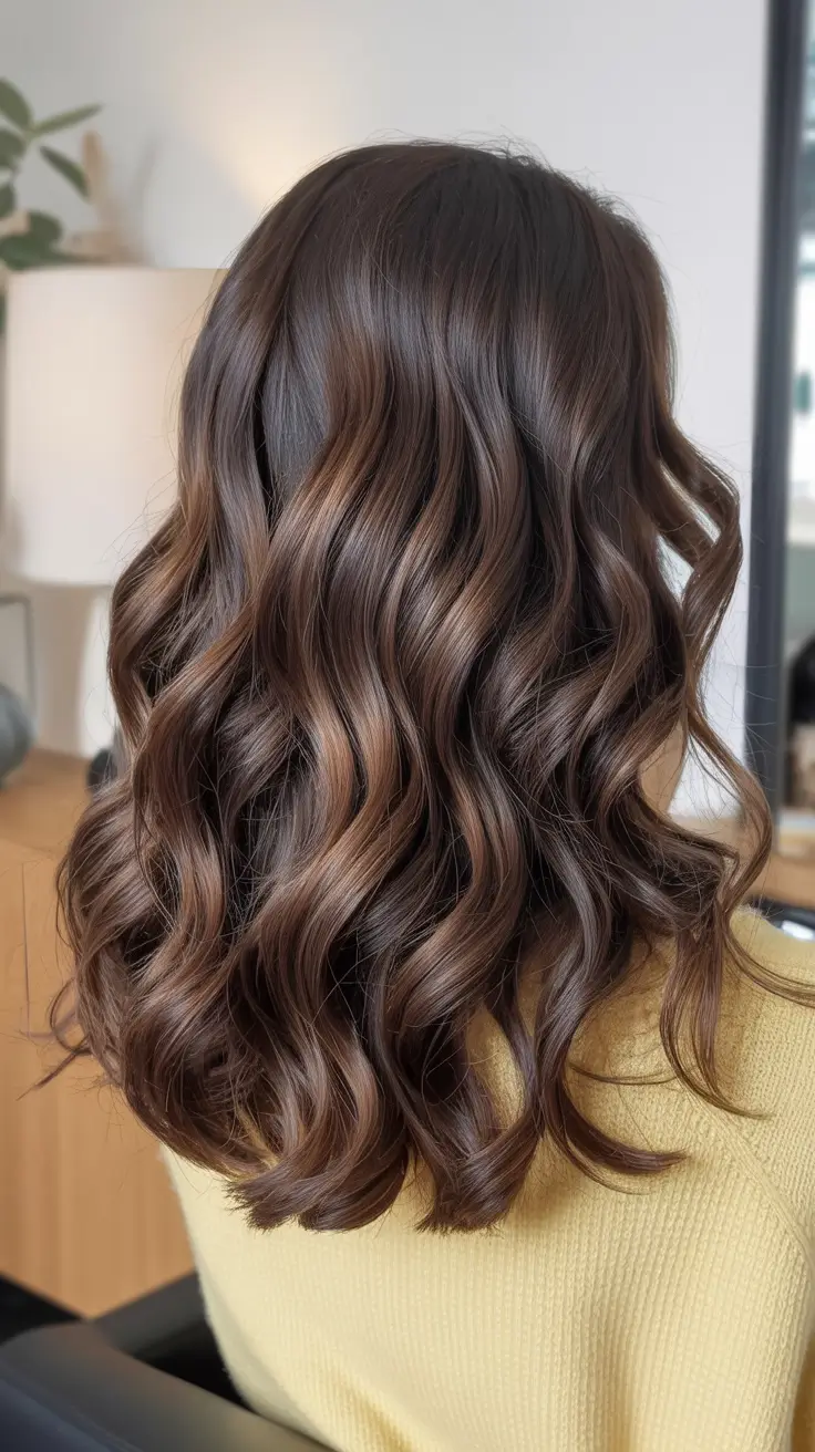 deep winter hair colors blonde Dimensional Mocha Balayage