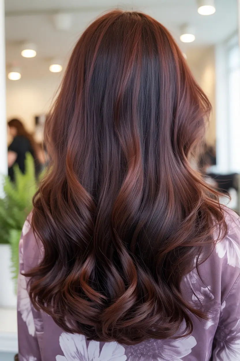 ideas brown Cinnamon-Toned Chestnut Balayage