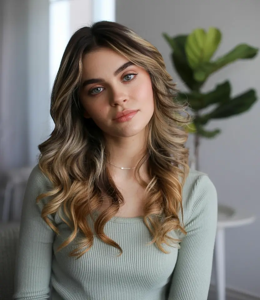 winter hair colors 2025 Face-Framing Balayage