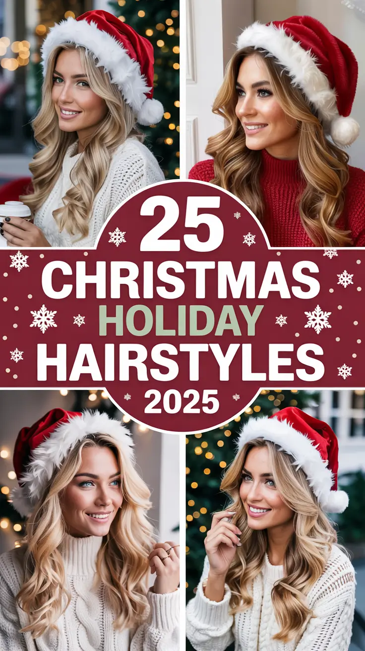 Christmas Holiday Hairstyles 2025: Cute, Easy & Stunning Ideas for Every Woman