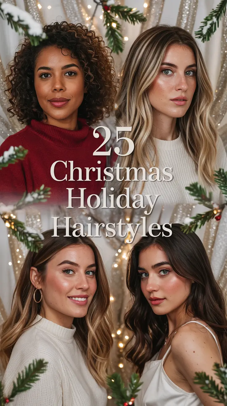 Christmas Holiday Hairstyles 2025: Cute, Easy & Stunning Ideas for Every Woman