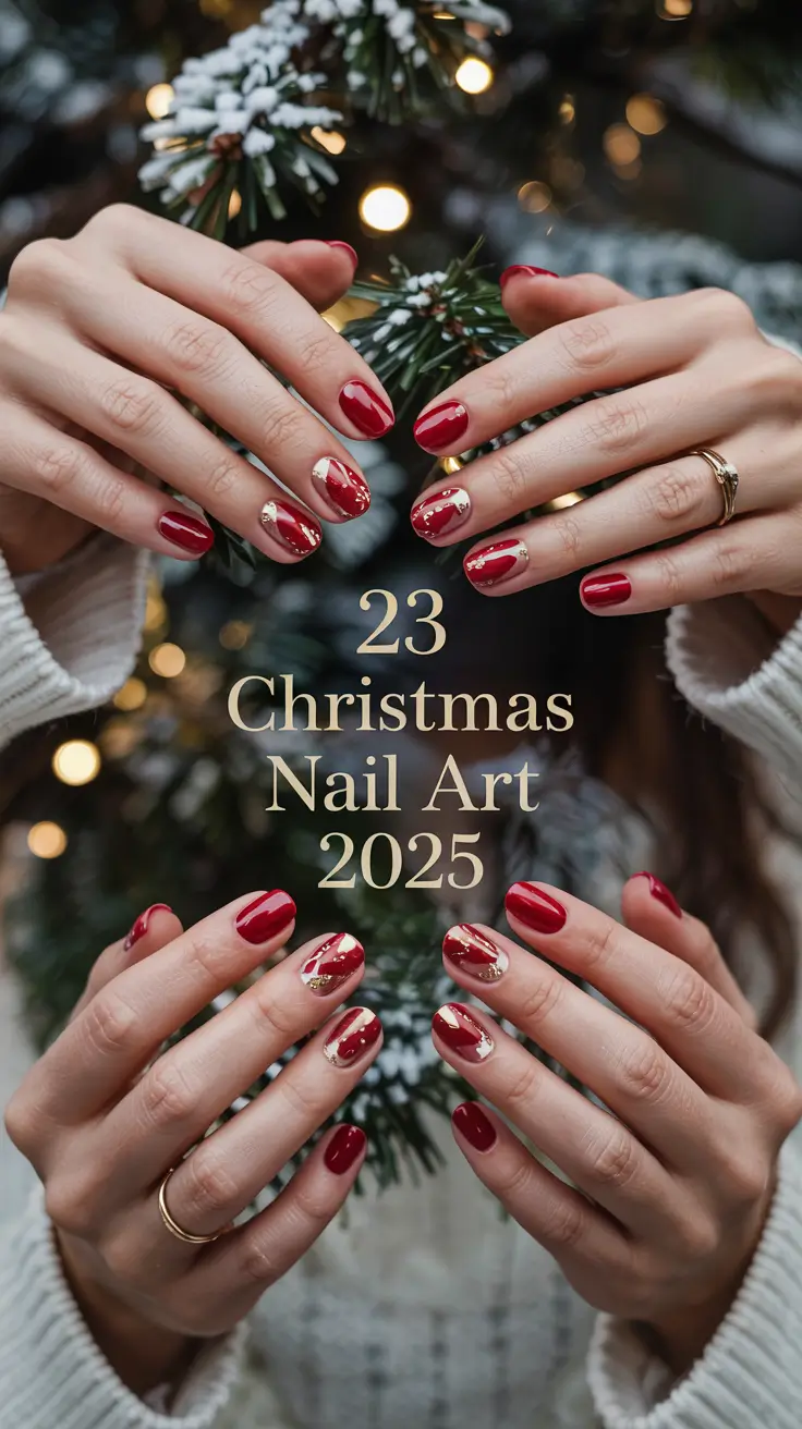 Christmas Nail Art 2025: Sparkling Winter Designs, Easy Ideas & Festive Inspiration
