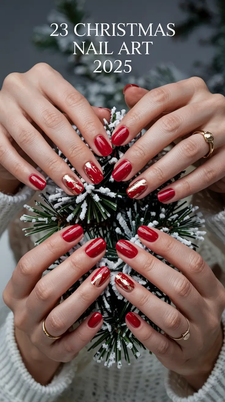 Christmas Nail Art 2025: Sparkling Winter Designs, Easy Ideas & Festive Inspiration