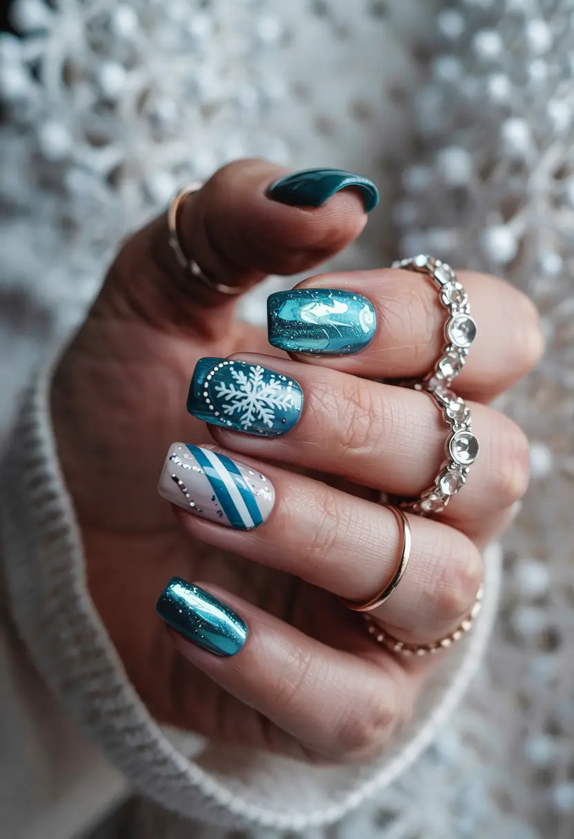 christmas-nails-ideas-2025-2026-blue-winter