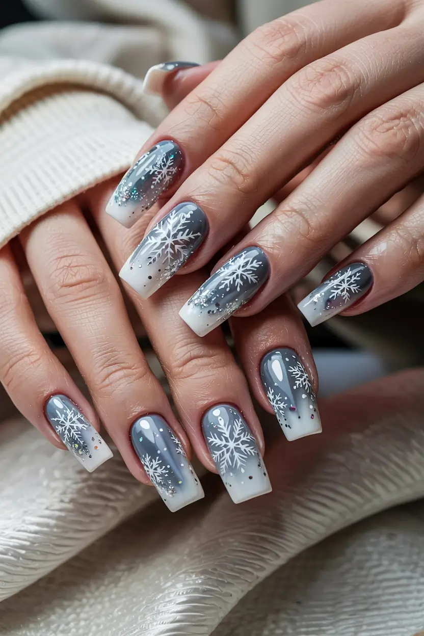 christmas-nails-ideas-2025-2026-grey-ombre