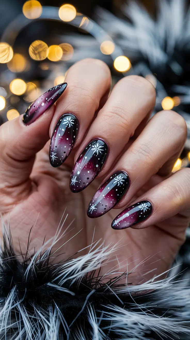 christmas-nails-ideas-2025-2026-galaxy-black
