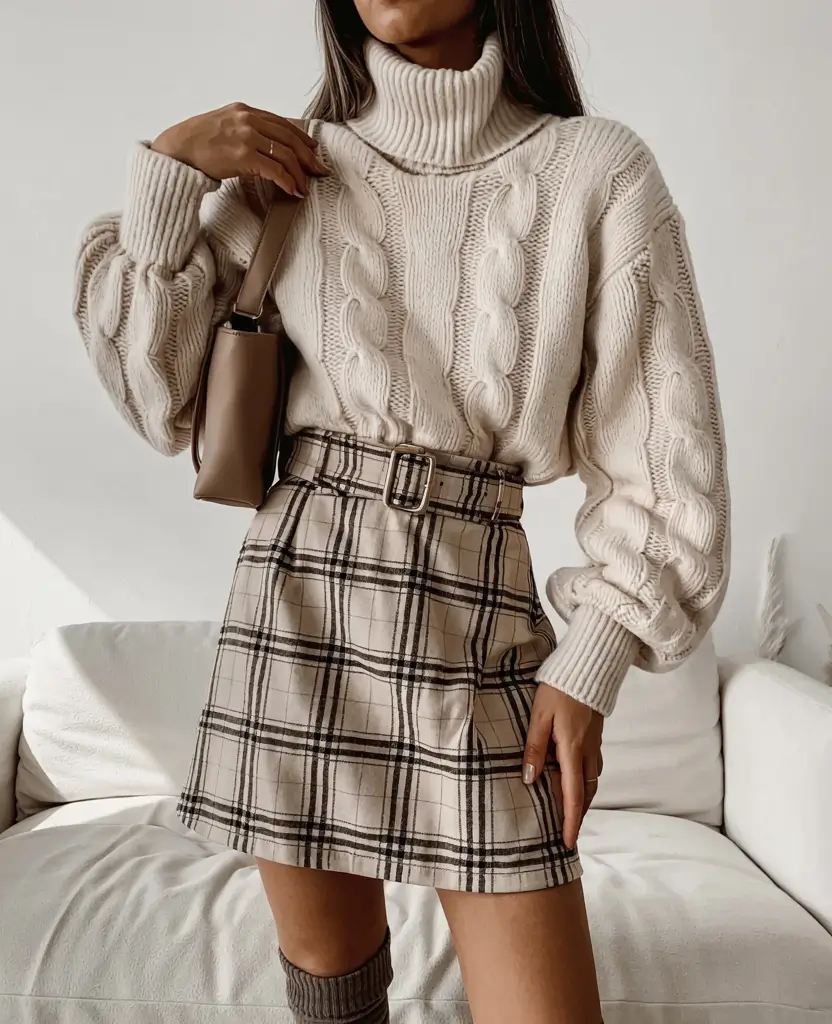 christmas outfit 2025 Vanilla Plaid