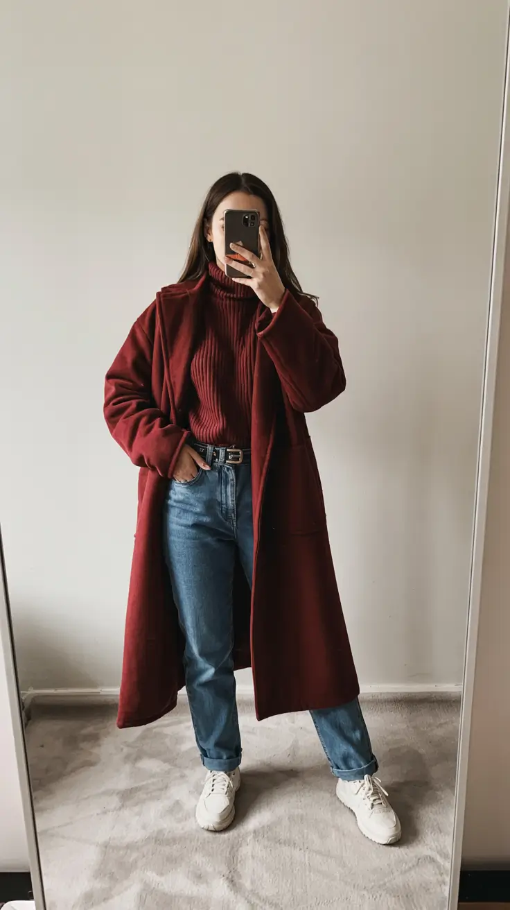 christmas outfit ideas Burgundy Street Edit
