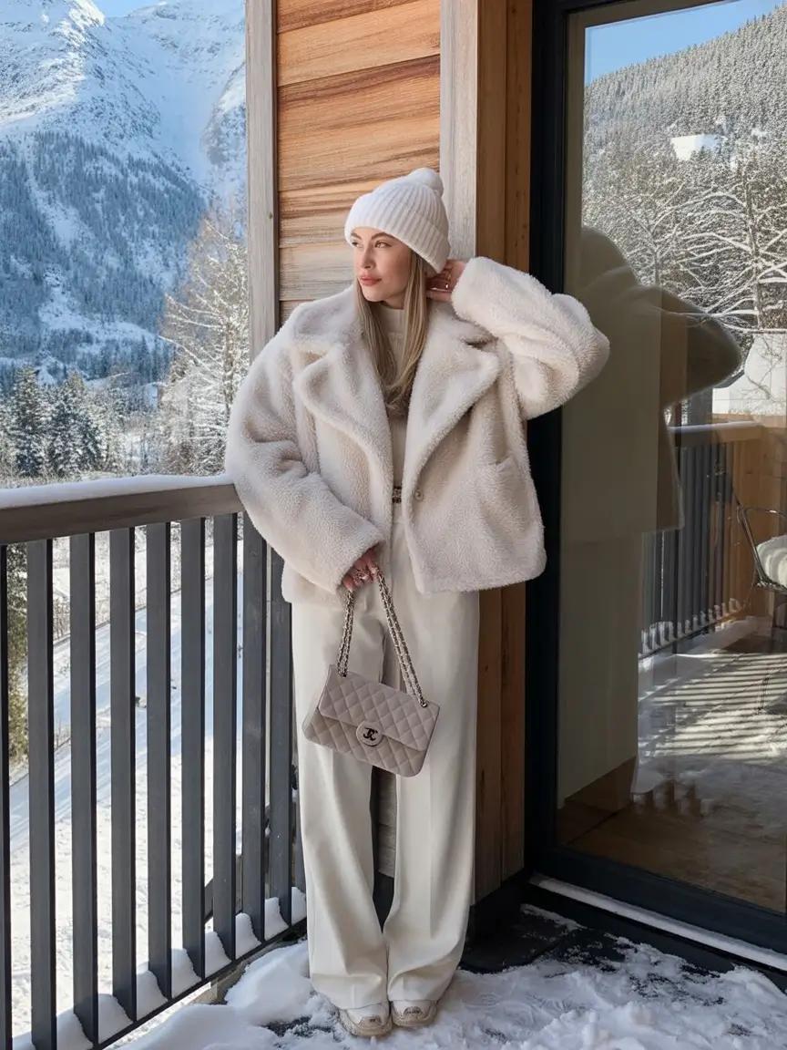cold weather outfits winter Snow Luxe