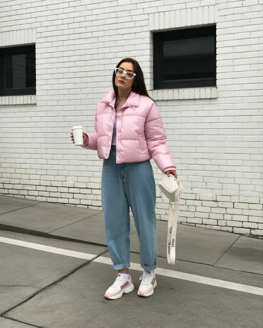 cold weather outfits street style Soft Pink Energy