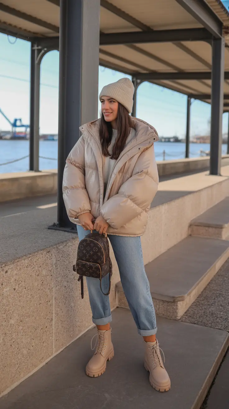 cold weather outfits casual Urban Puff