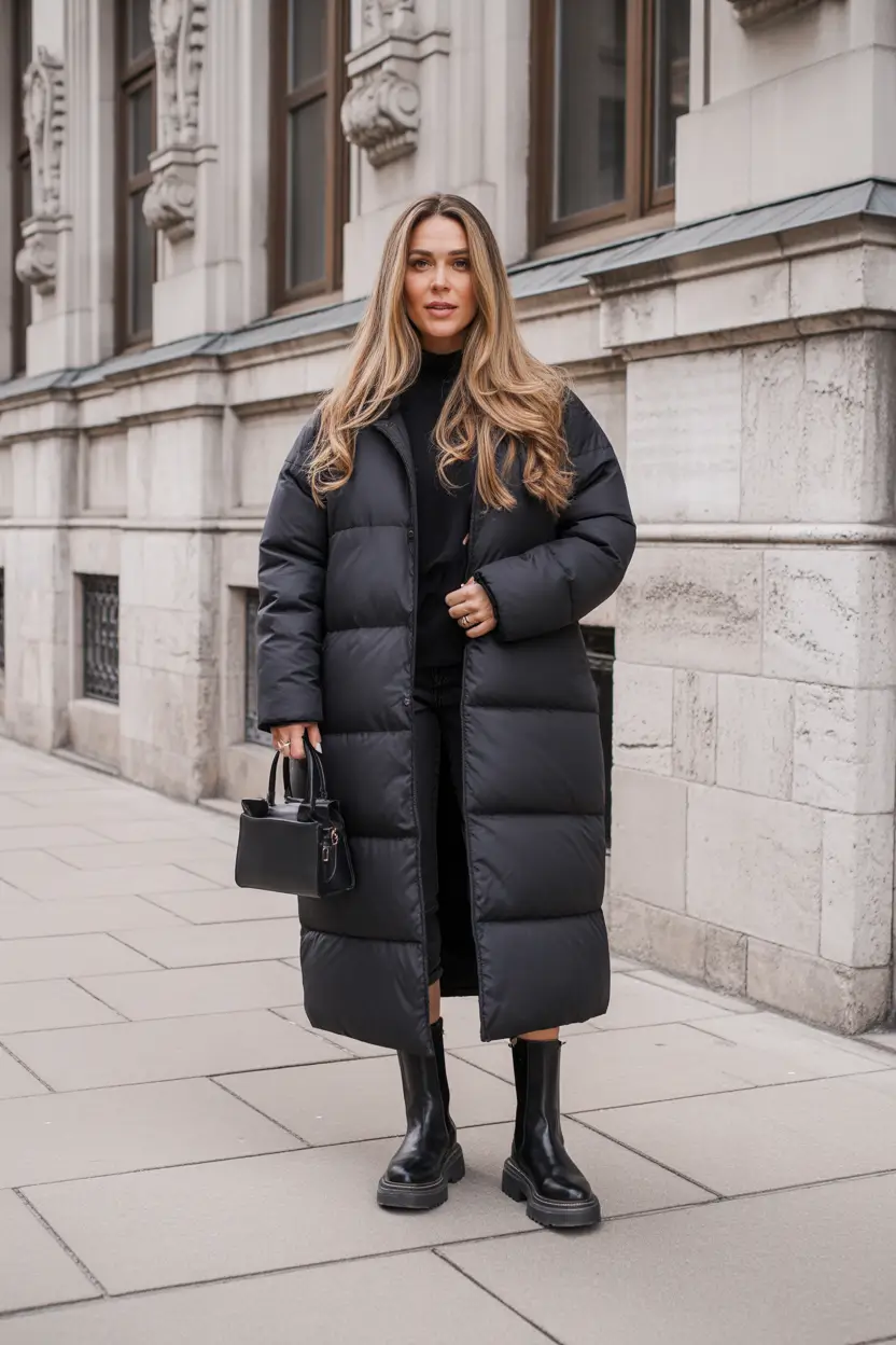 cold weather outfits winter All Black, All Power