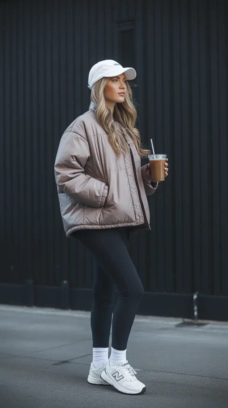 cold weather outfits street style Sporty Comfort