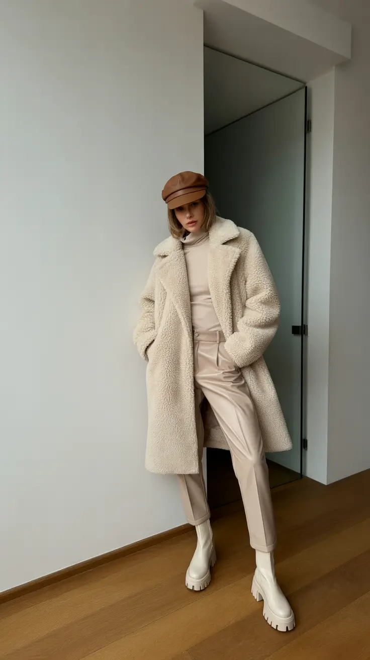 cold weather outfits classy Neutral Luxe Layers