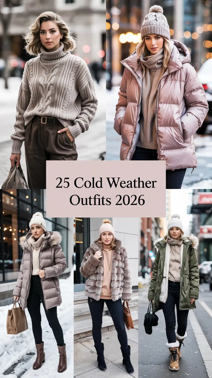 Cold Weather Outfits 2026: Trendy & Cozy Street Style Ideas for Women