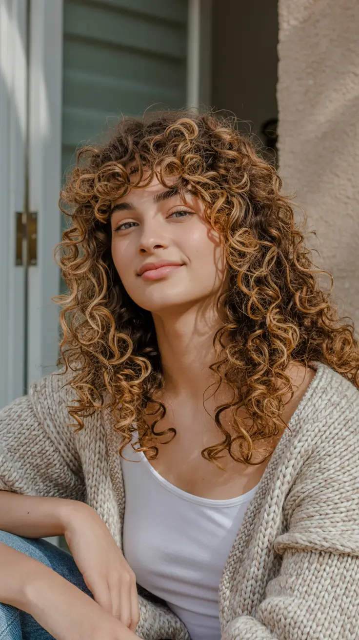 cute winter hairstyles curly hair Curly Glow Revival