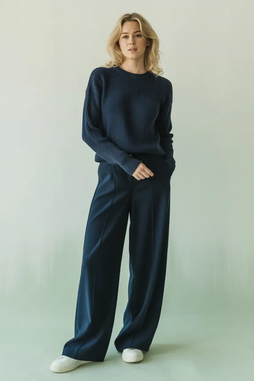 cute outfits winter Deep Navy Calm