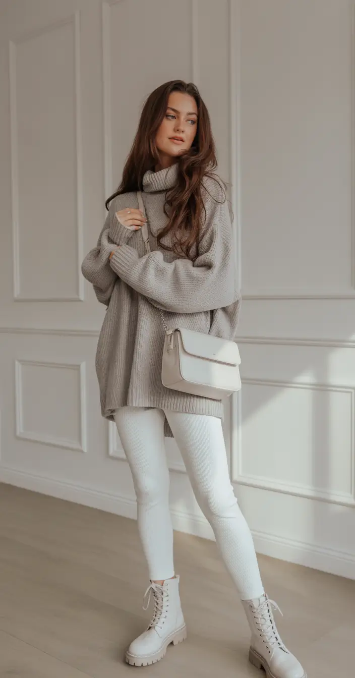 cute outfits for winter Soft Neutrals for Cozy Days