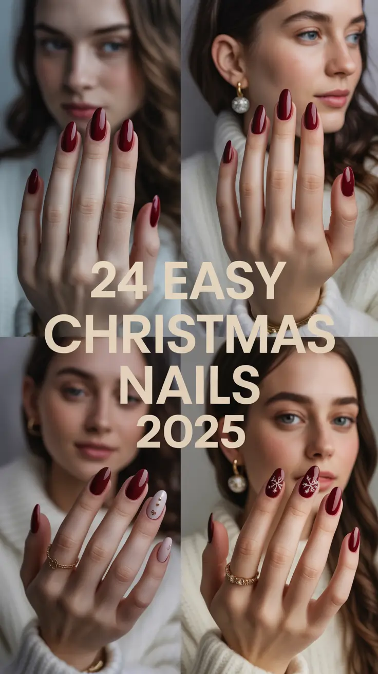 Easy Christmas Nails 2025: Simple, Chic & Festive Designs to Try This Holiday Season
