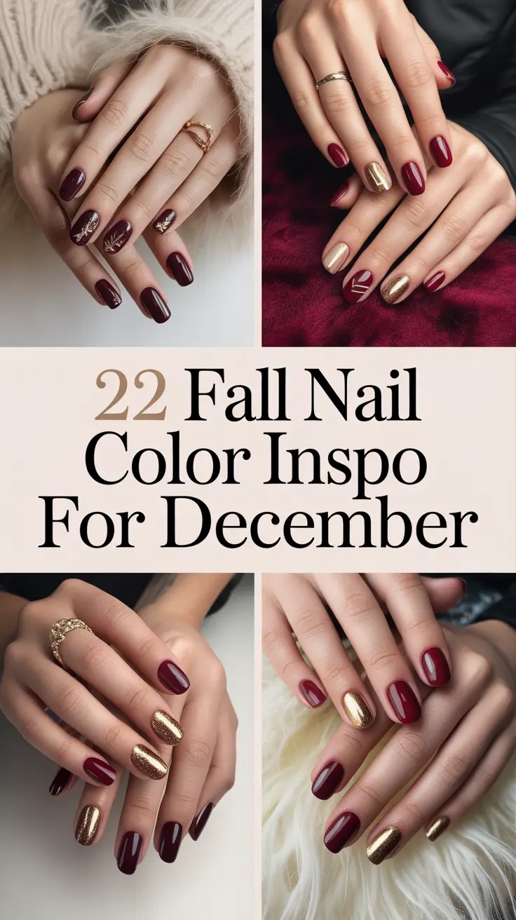 Fall Nail Color Inspo for December 2025: Cozy, Chic & Totally Wearable Trends