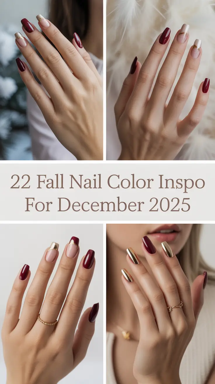 Fall Nail Color Inspo for December 2025: Cozy, Chic & Totally Wearable Trends