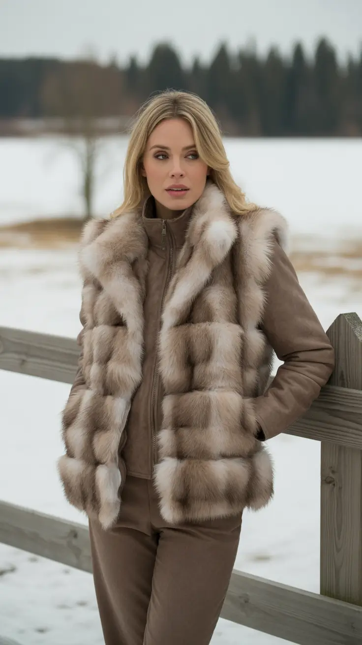 fall outfits ideas aesthetic neutral fur