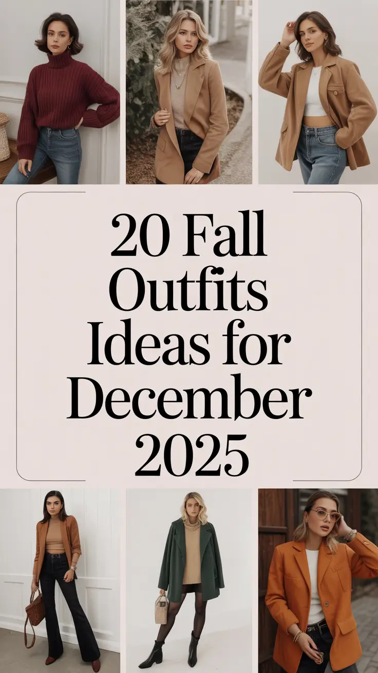 Fall Outfits Ideas for December 2025: Cozy, Chic & Effortless Looks to Try This Season