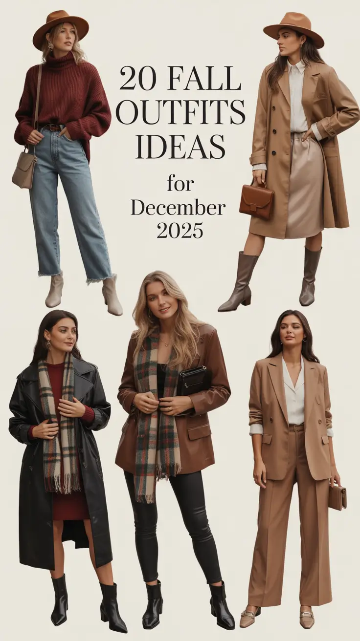 Fall Outfits Ideas for December 2025: Cozy, Chic & Effortless Looks to Try This Season
