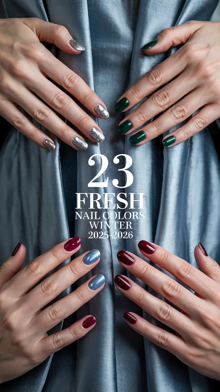 Fresh Nail Colors Winter 2025–2026: Cute Gel & Acrylic Designs You’ll Fall in Love With