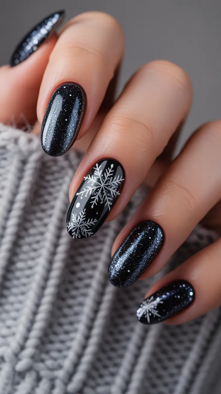 christmas-gel-nails-designs-Starlit-Snowfall