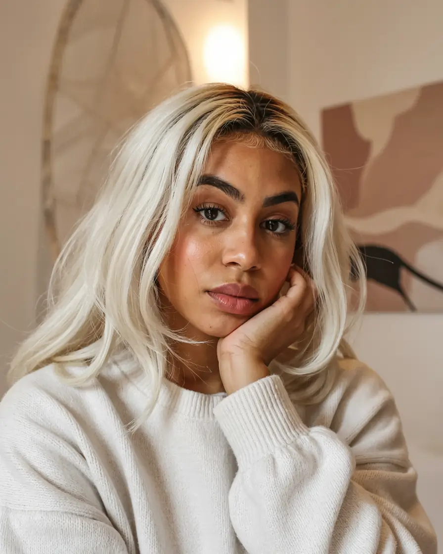 winter-hairstyles-for-black-women-color-Frosted-Blonde-Layers-for-a-Cozy-Glow