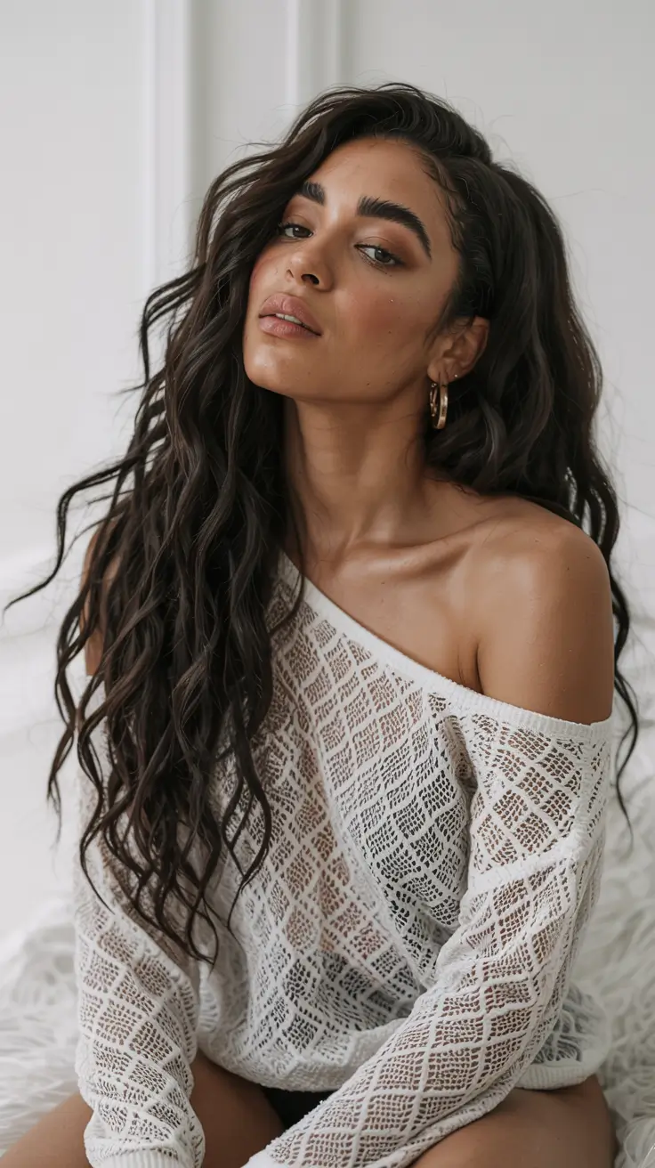 hairstyles for black women weave Long Voluminous Waves