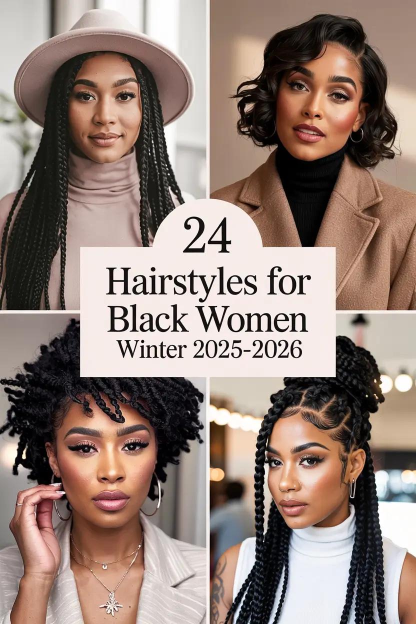 Hairstyles for Black Women Winter 2025–2026: Stunning Braids, Weaves & Natural Looks to Try This Season