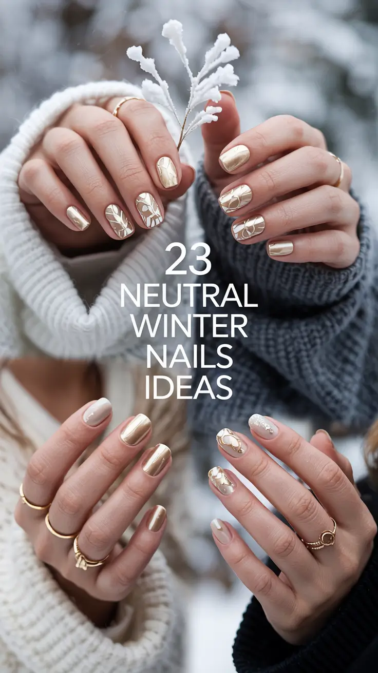 Neutral Winter Nails Ideas 2025 – 2026: Soft, Chic & Cozy Manicure Trends You’ll Fall in Love With